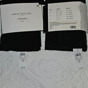 Ann Taylor Factor Basic Leggings NWT